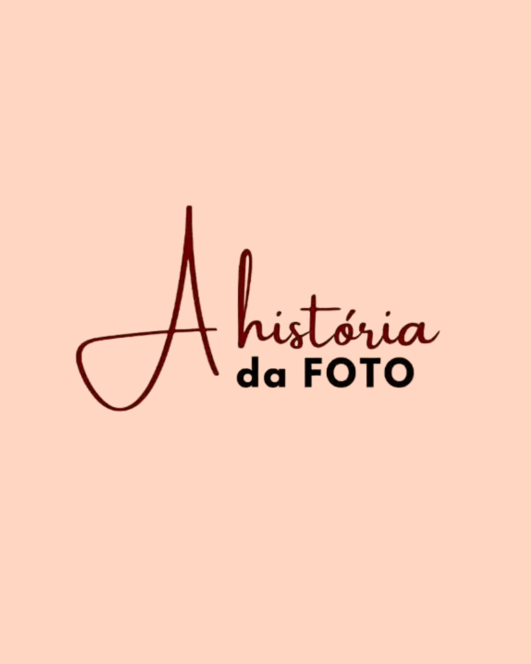 Logo do programa A História da Foto