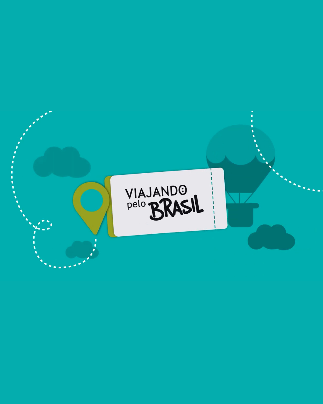 Logo do programa Viajando pelo Brasil